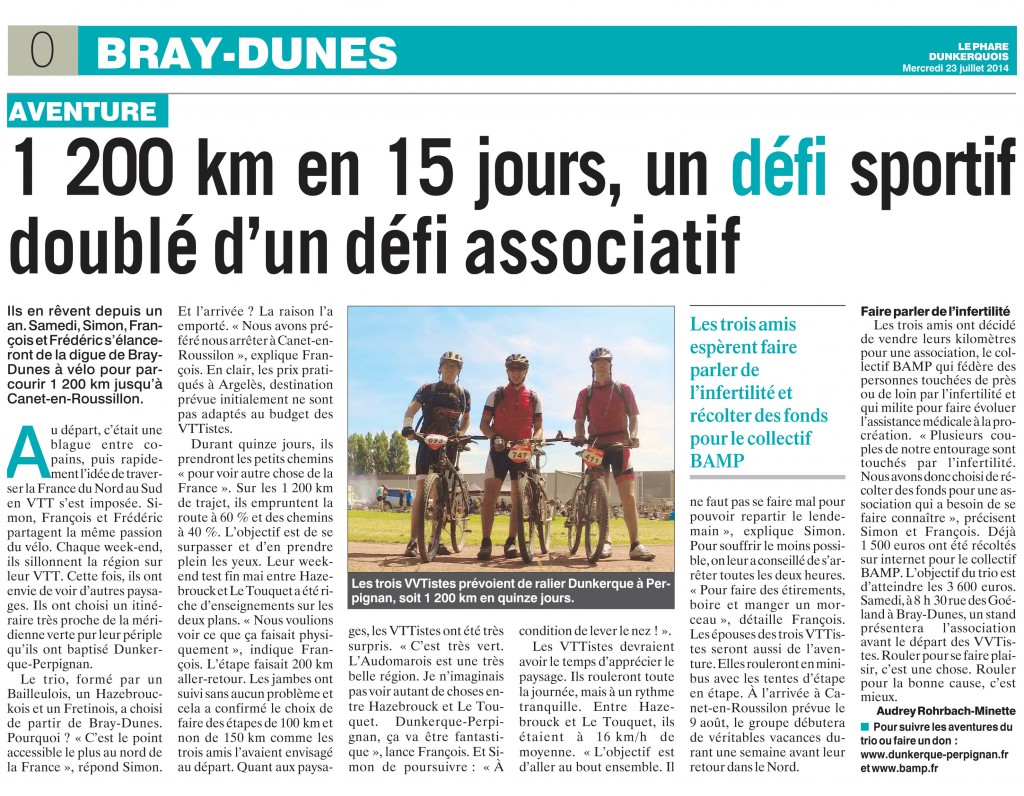 Article le phare dunkerquois